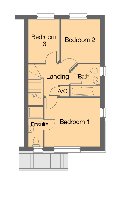 The Douglas (Phase 4) First Floor Plan
