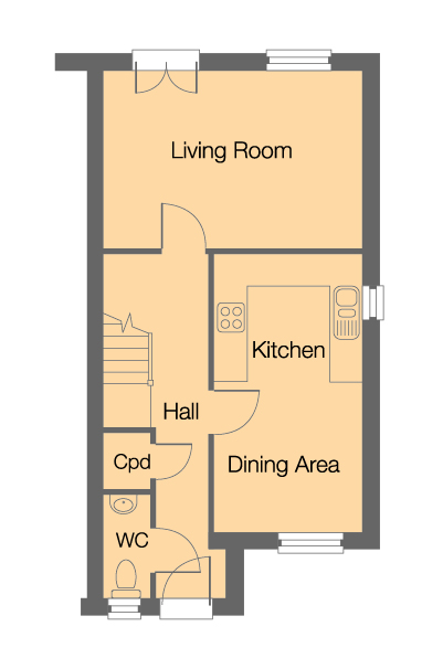 The Douglas (Phase 4) Ground Floor Plan