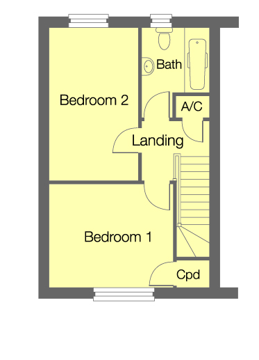 The Enfield First Floor Plan