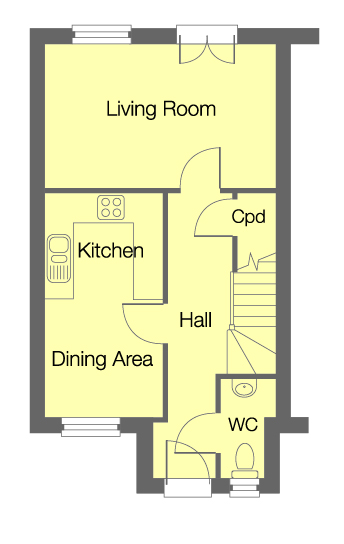 The Enfield Ground Floor Plan