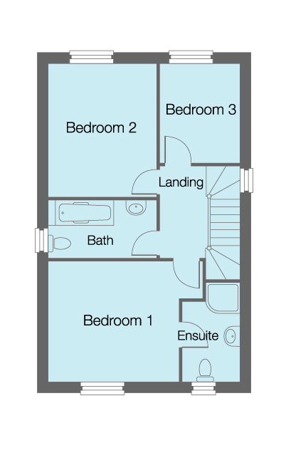 The Henderson First Floor Plan