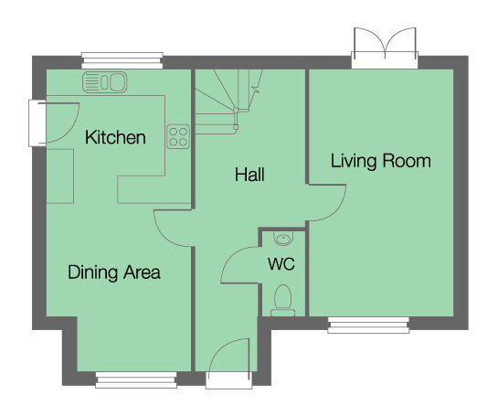 The Vincent Ground Floor Plan