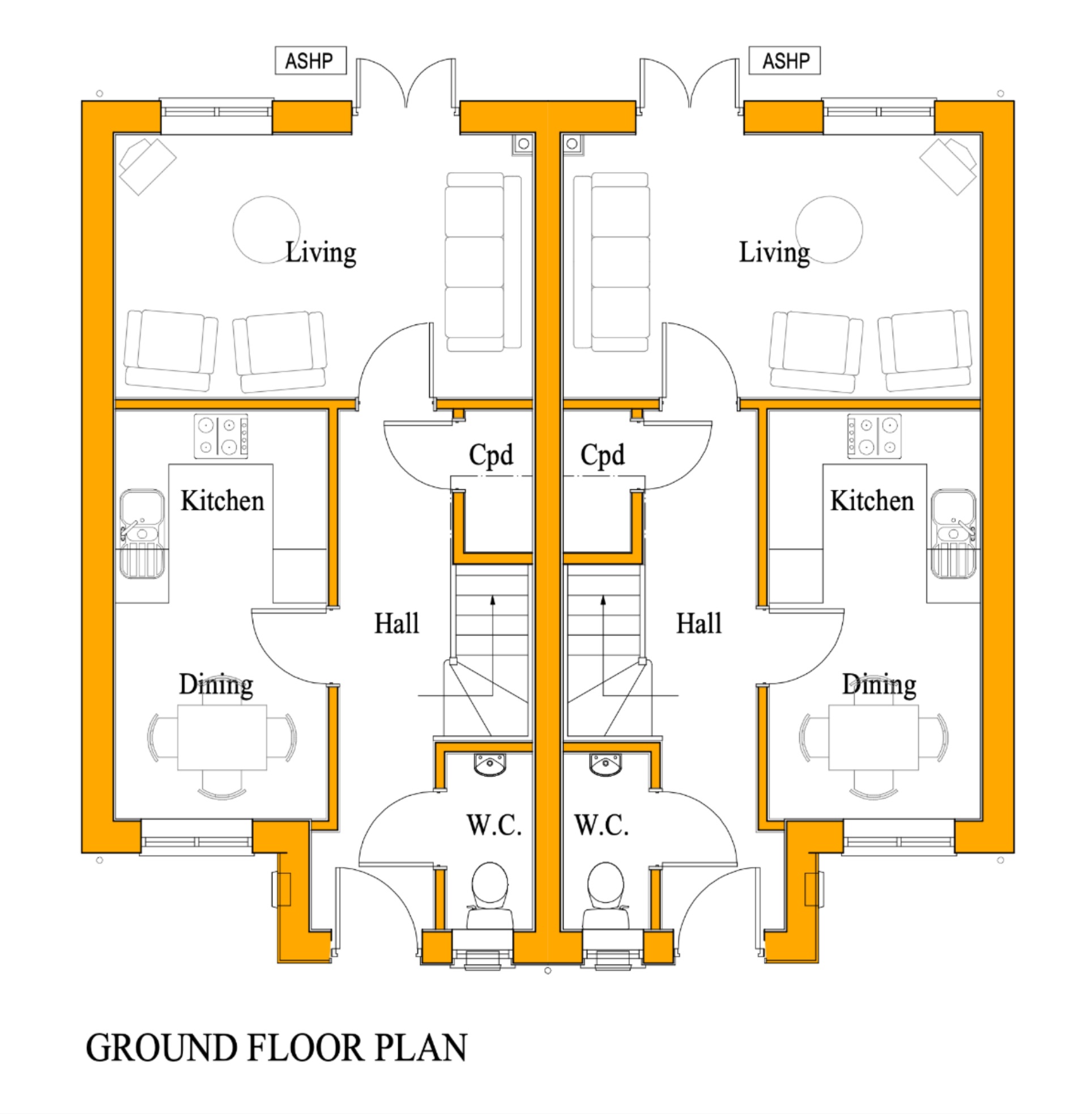The Enfield (Park Hill) Ground Floor Plan