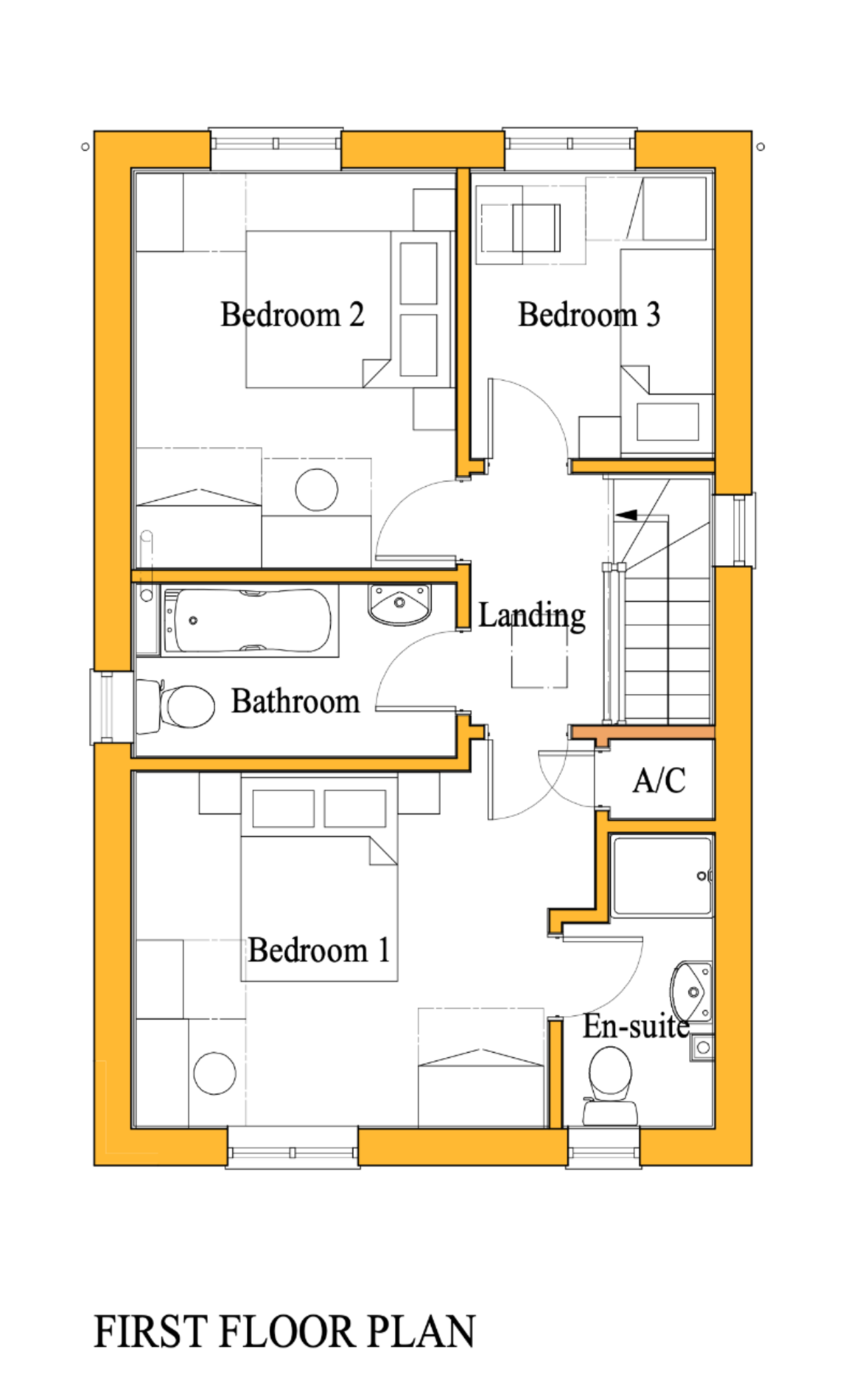 The Henderson (Park Hill) First Floor Plan