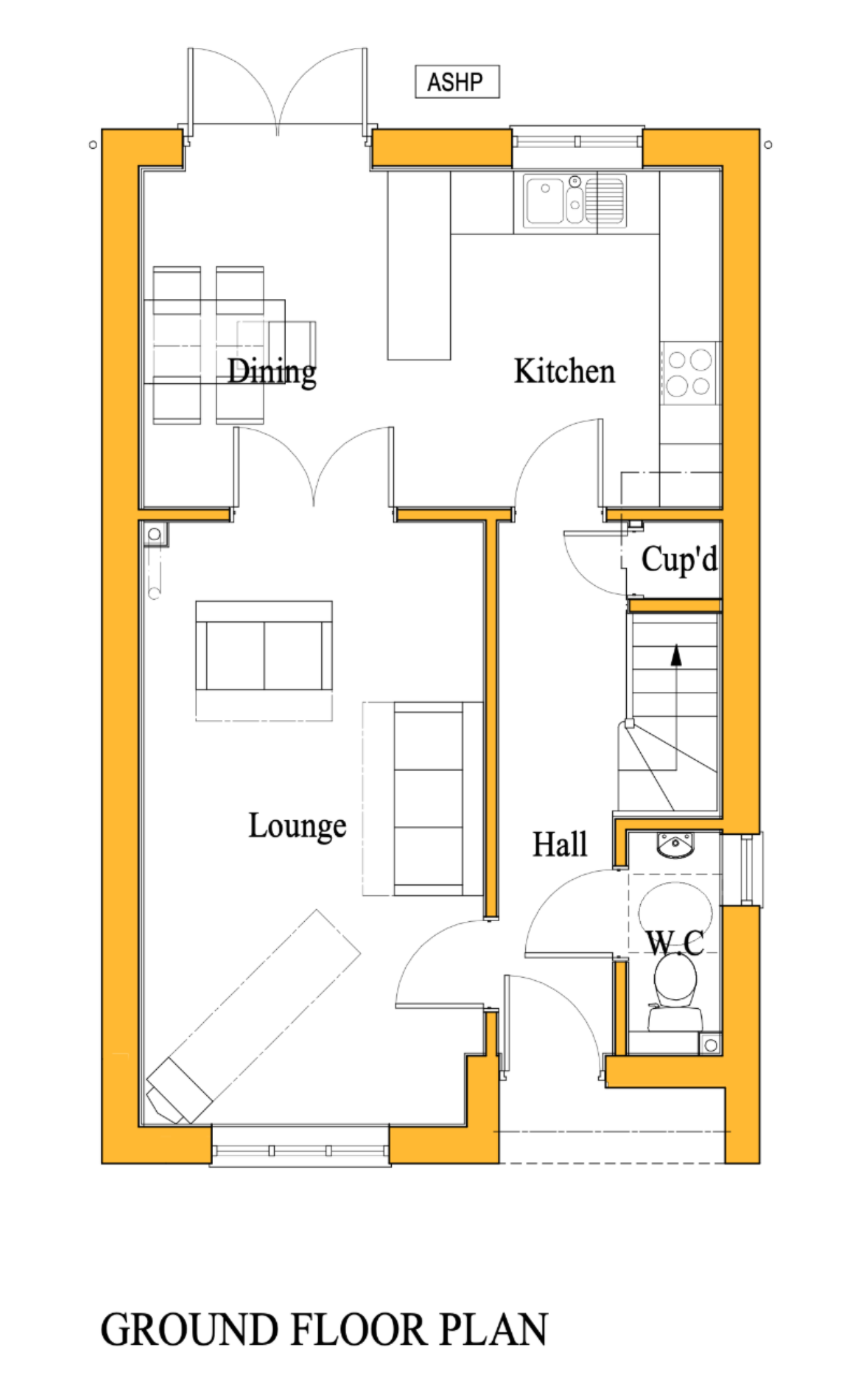 The Henderson (Park Hill) Ground Floor Plan