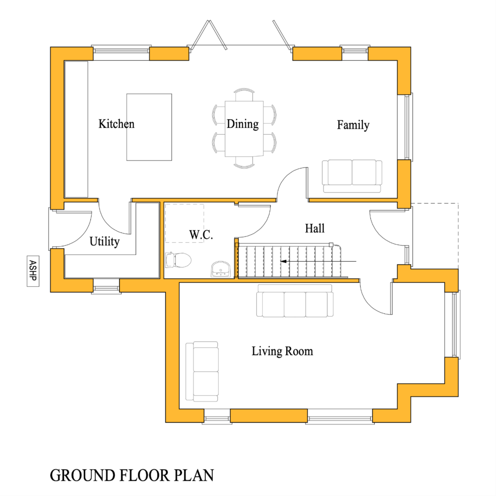 The Phantom Type A Ground Floor Plan