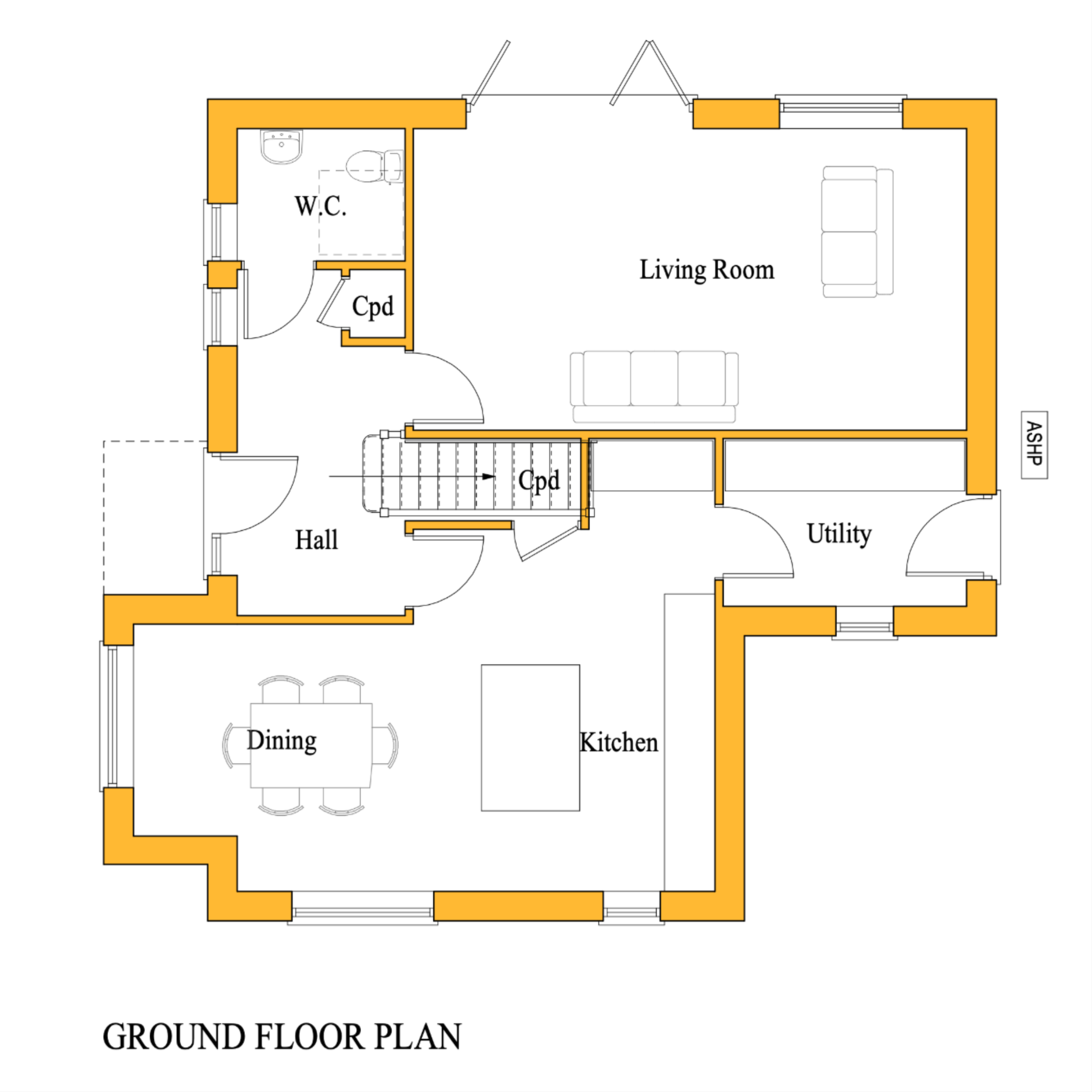 The Phantom Type E Ground Floor Plan