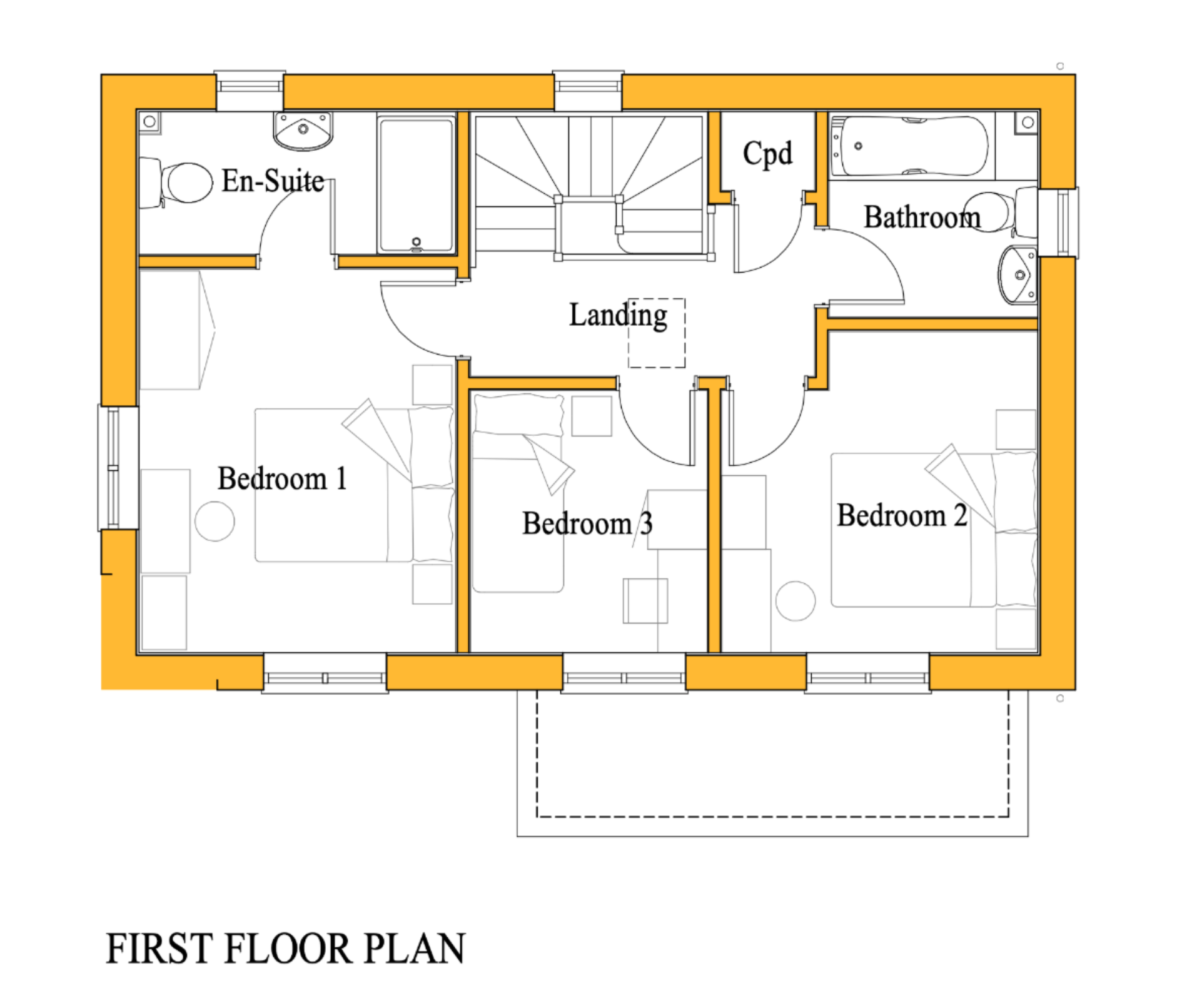 The Vincent (Park Hill) First Floor Plan