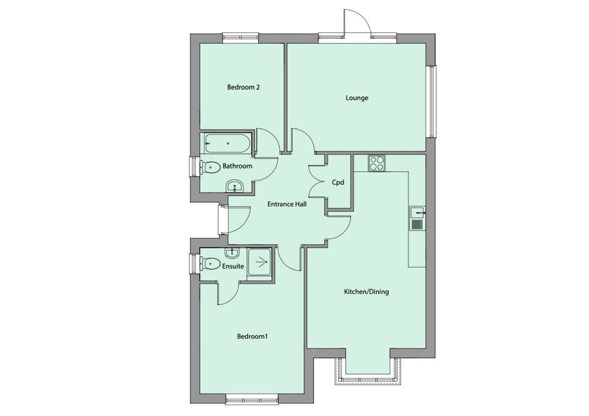 The De Deion Variation Ground Floor Plan