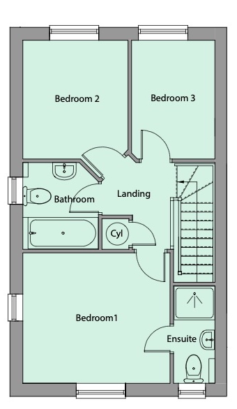 The Douglas (Phase 6) First Floor Plan