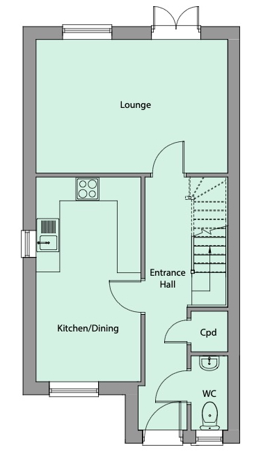 The Douglas (Phase 6) Ground Floor Plan