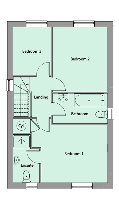 The Henderson (Phase 6) First Floor Plan